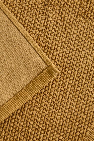 TAPIS DE BAIN COTON ANTIDÉRAPANT - Moutarde de Zara - Image 2