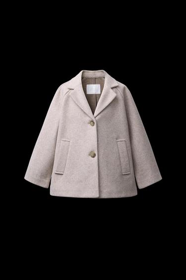 MANTEL AUS TUCH - Beige von Zara - Bild 0