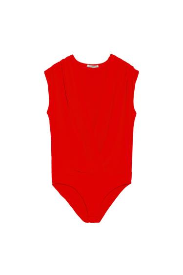 DRAPED BODYSUIT