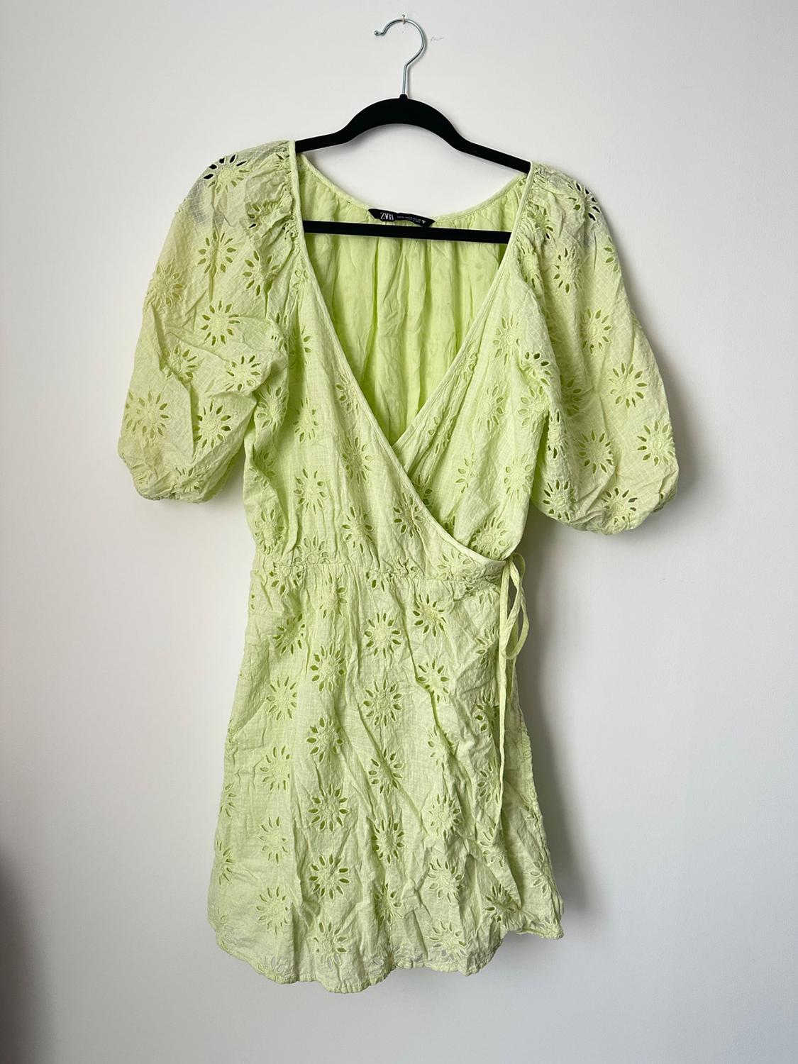 DRESS WITH CUTWORK EMBROIDERY