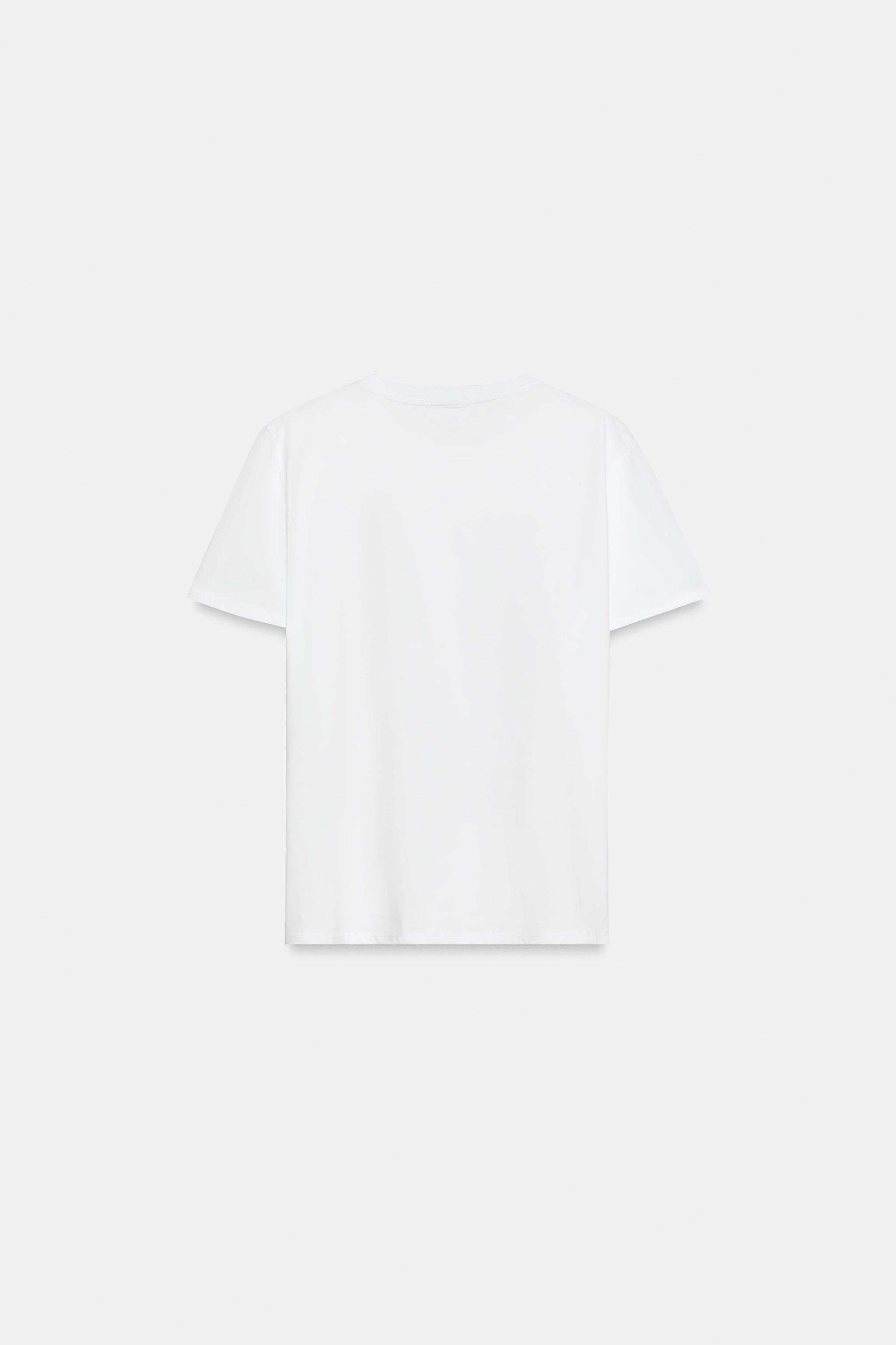 METALİK KISA KOLLU T-SHIRT - Görsel 7