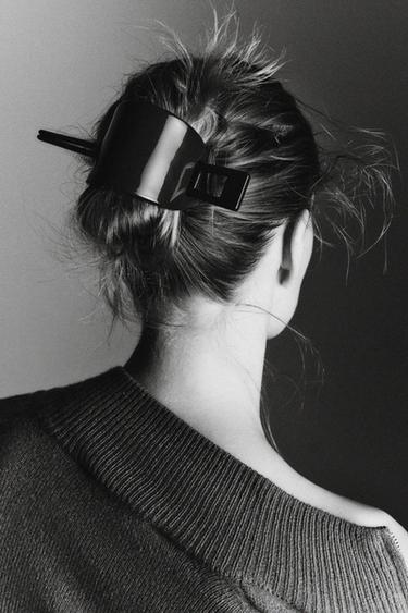 ACETATE HAIR CLIP - Brown by Zara - Image 0