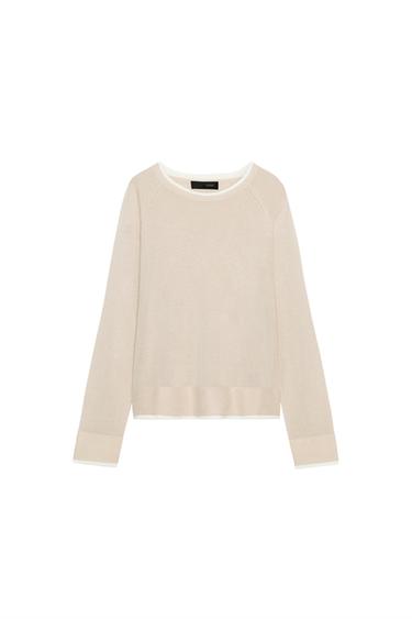 DOUBLE KNIT JUMPER - Sand by Zara