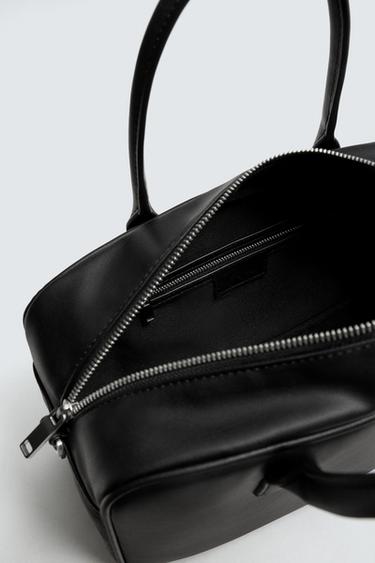 PLAIN HANDBAG - Black by Zara - Image 5