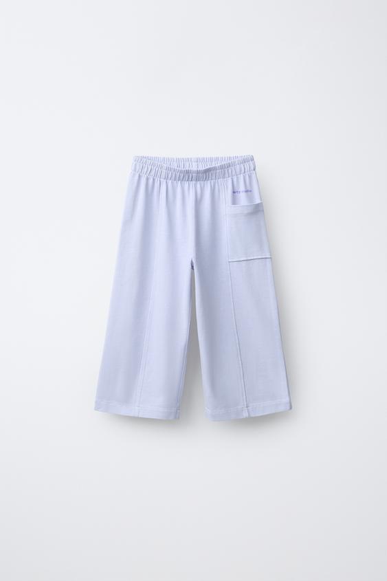 HEAVYWEIGHT CULOTTES - Blue / Lavender by Zara - Image 0