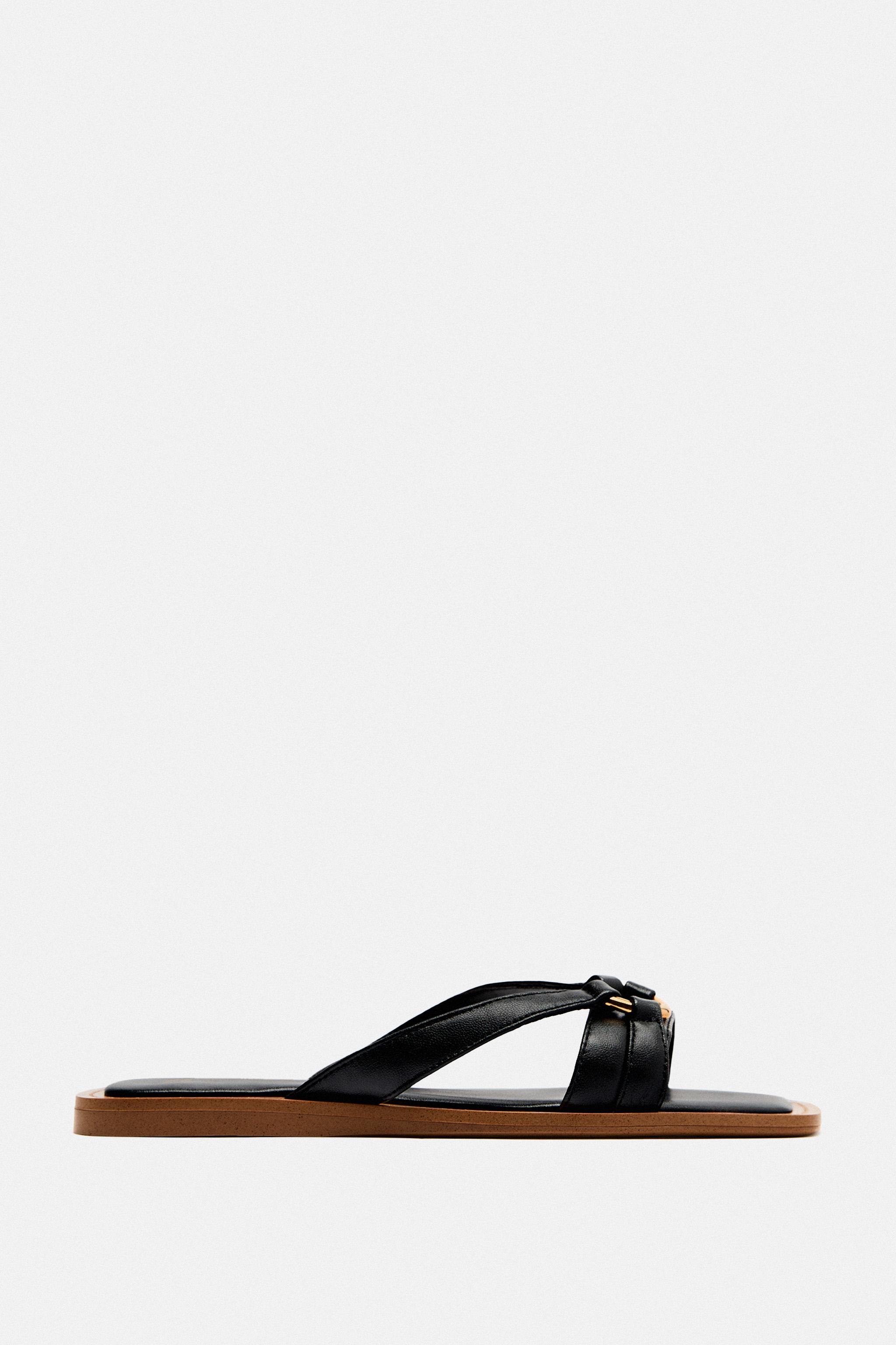 Zara discount slide sandals