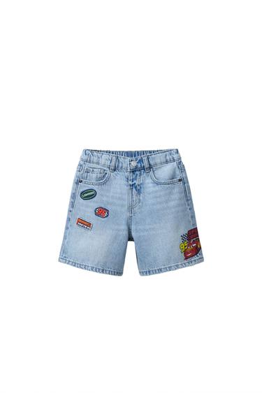 CARS LIGHTNING MCQUEEN © DISNEY DENIM BERMUDA SHORTS - Mid-blue by Zara