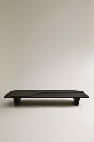 TABLE BASSE TEXTURE IRRÉGULIÈRE - Noir de Zara