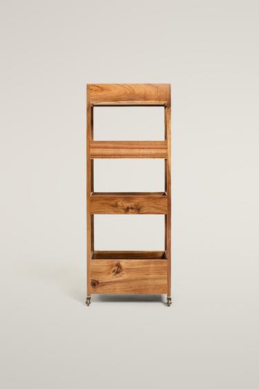 STORAGE UNIT WITH WHEELS — Brown 2