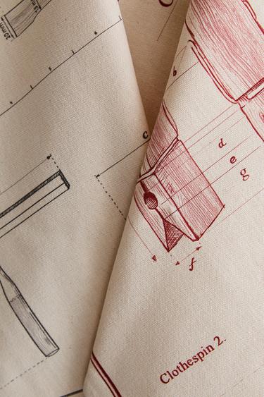 PACK OF CLEANING COTTON TEA TOWEL (PACK OF 2) - Light beige by Zara - Image 3