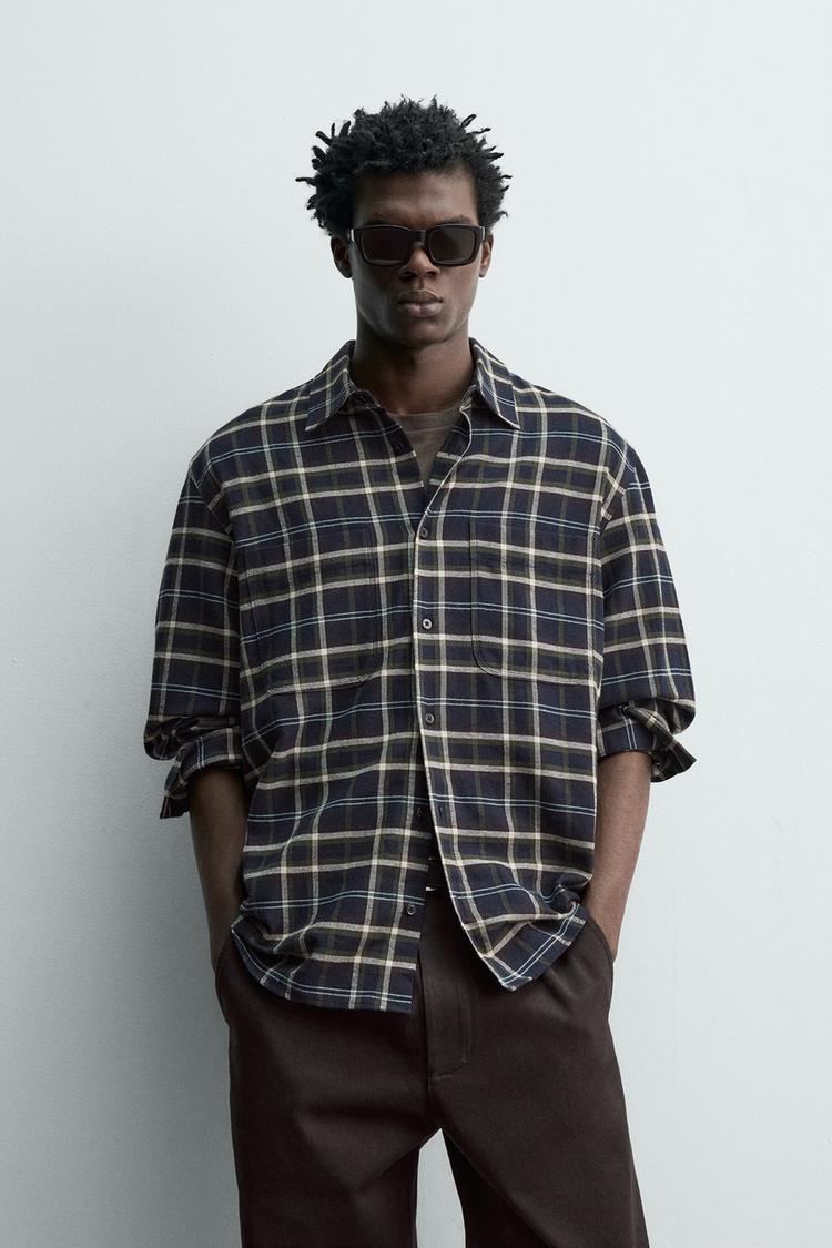 ZARA CHECK FLANNEL SHIRT