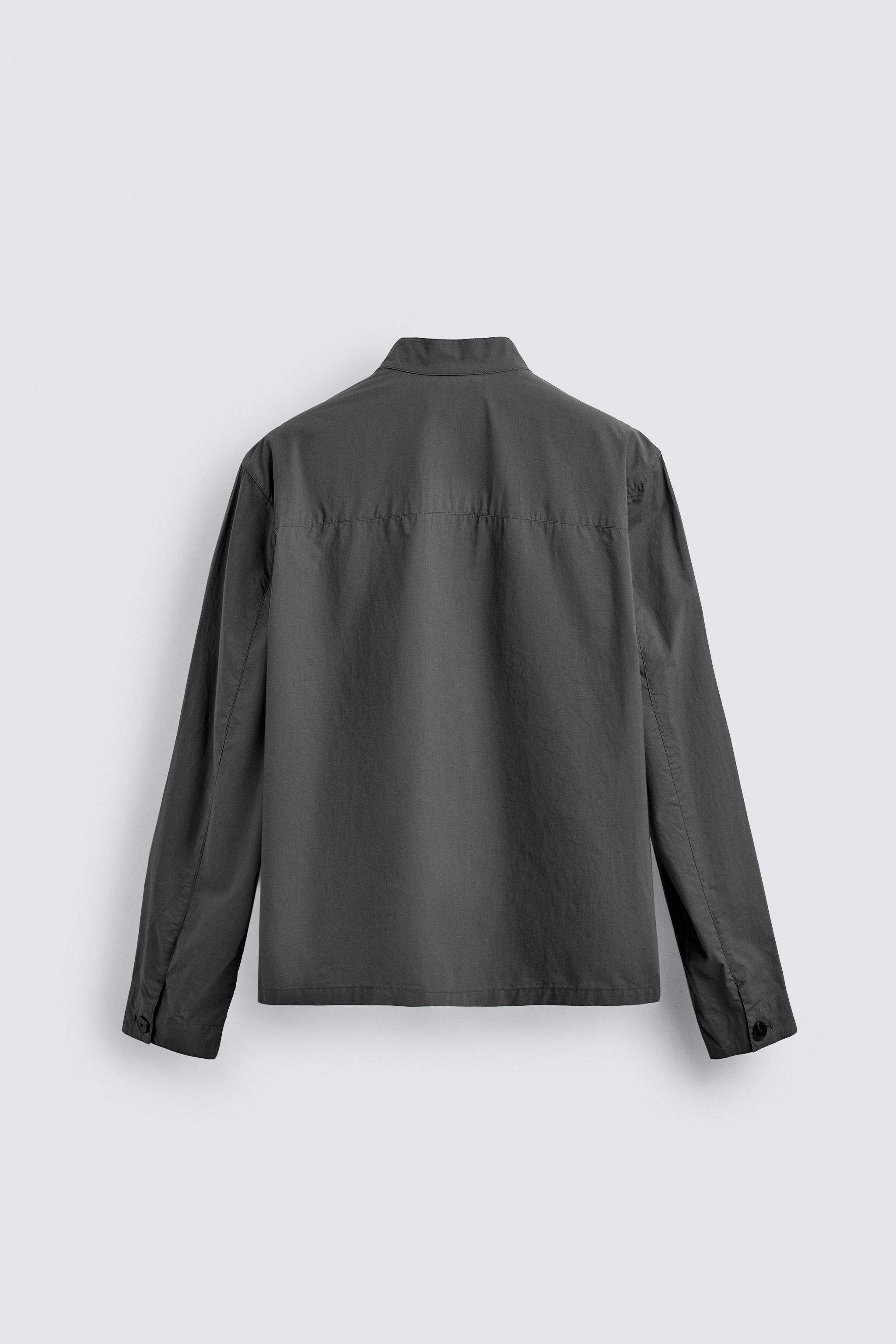 SURCHEMISE EN COTON À POCHES