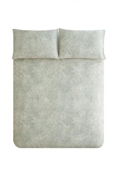 DUVET COVER WITH FLORAL AND BRANCH PRINT - Light green by Zara