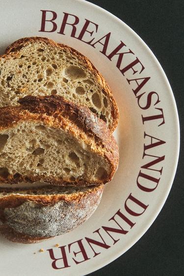 MORGENMADSTALLERKEN I PORCELÆN - mørk bordeauxrød fra Zara