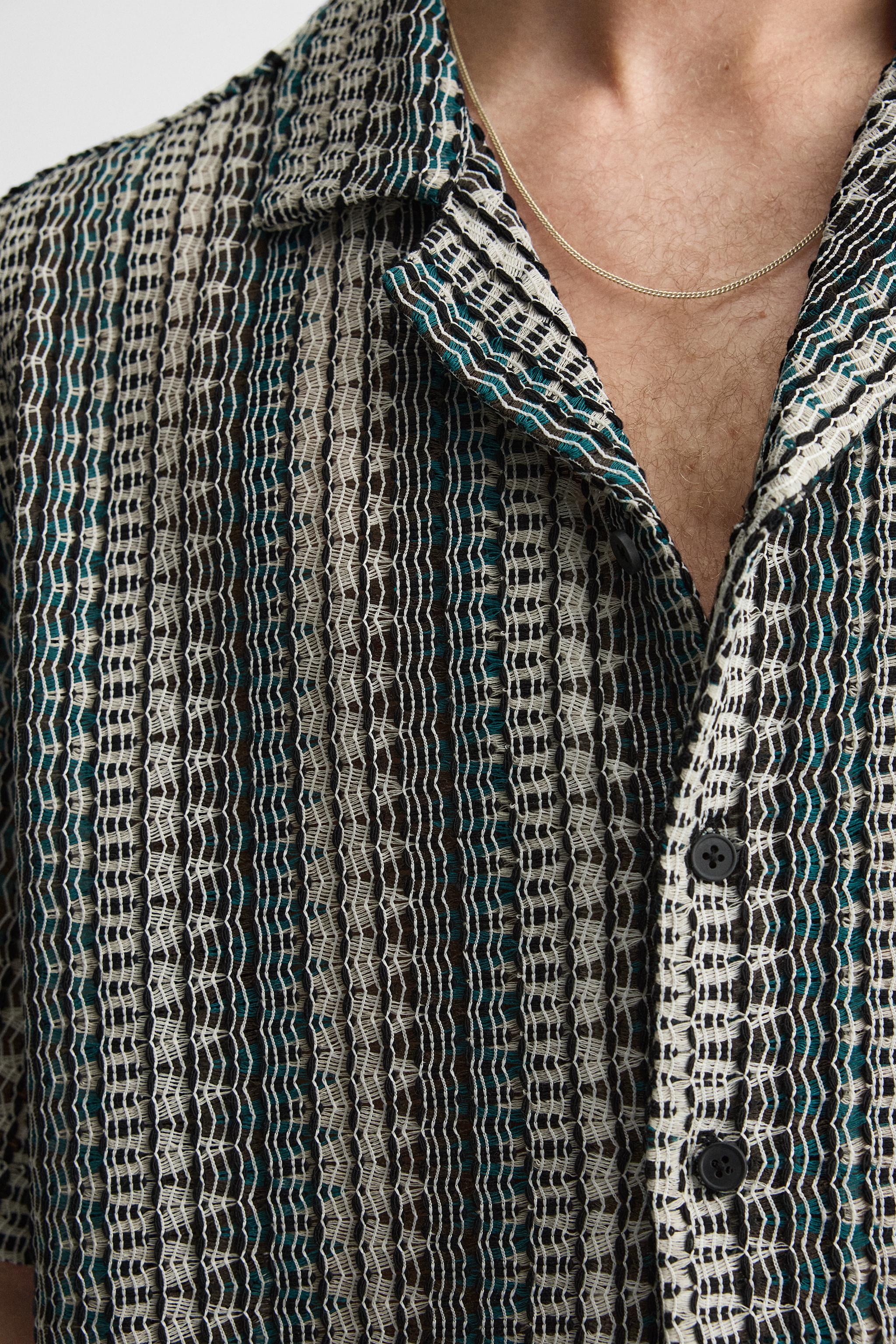 8yards Men’s HACHIGRAPH2 Jacquard Shirt 8YARDS / Men's HACHIGRAPH2 Jacquard Shirt