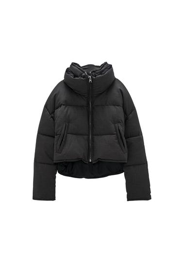 CONTRAST PUFFER JACKET