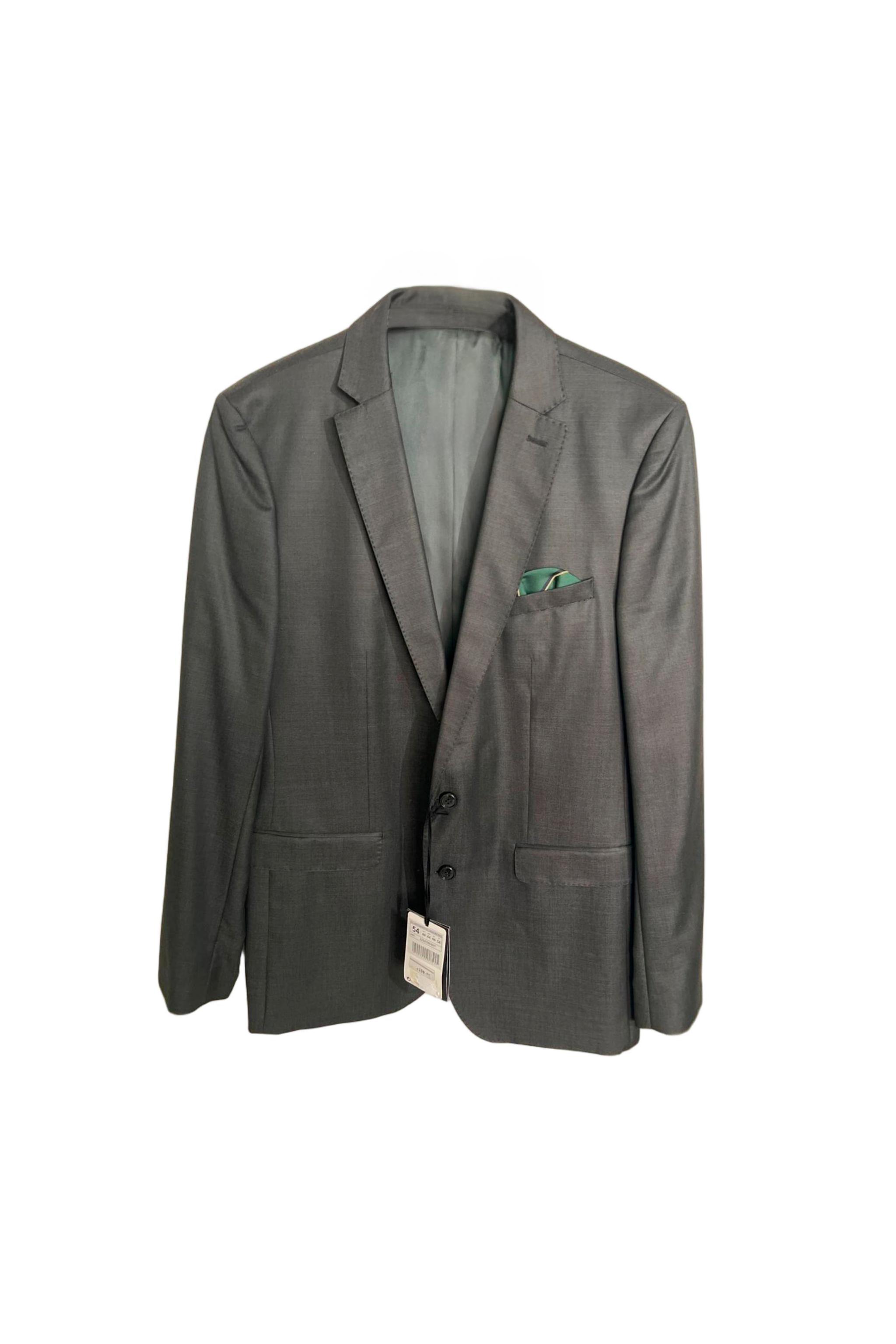 ZARA KIDS BOYS NAVY TEXTURED SUIT SET POCKET SQUARE SIZE 4 104CM
