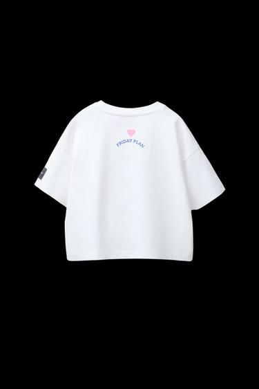 T-SHIRT MIT STITCH & ANGEL © DISNEY-PRINT - Weiß von Zara