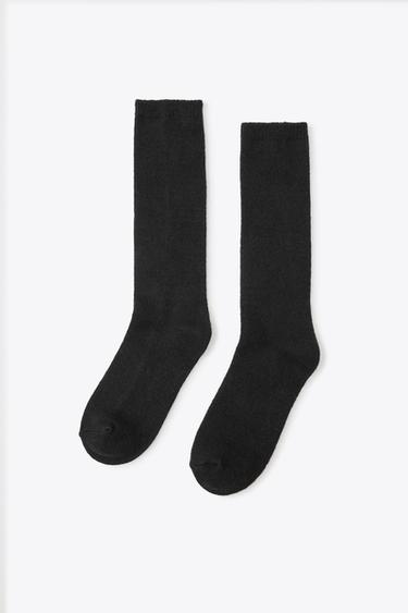 TALL SOCKS - Black by Zara