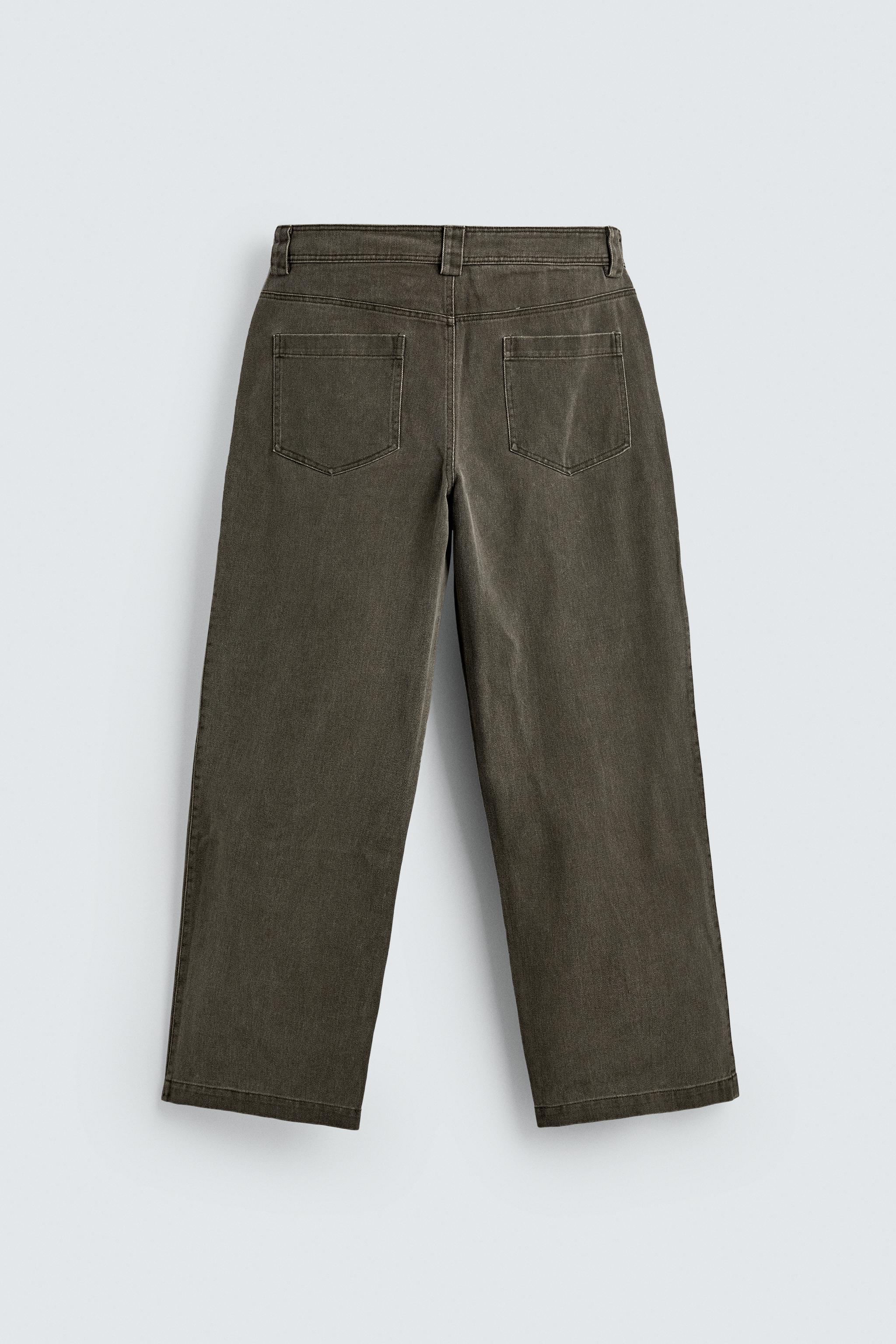 WASHED WIDE FIT PANTS