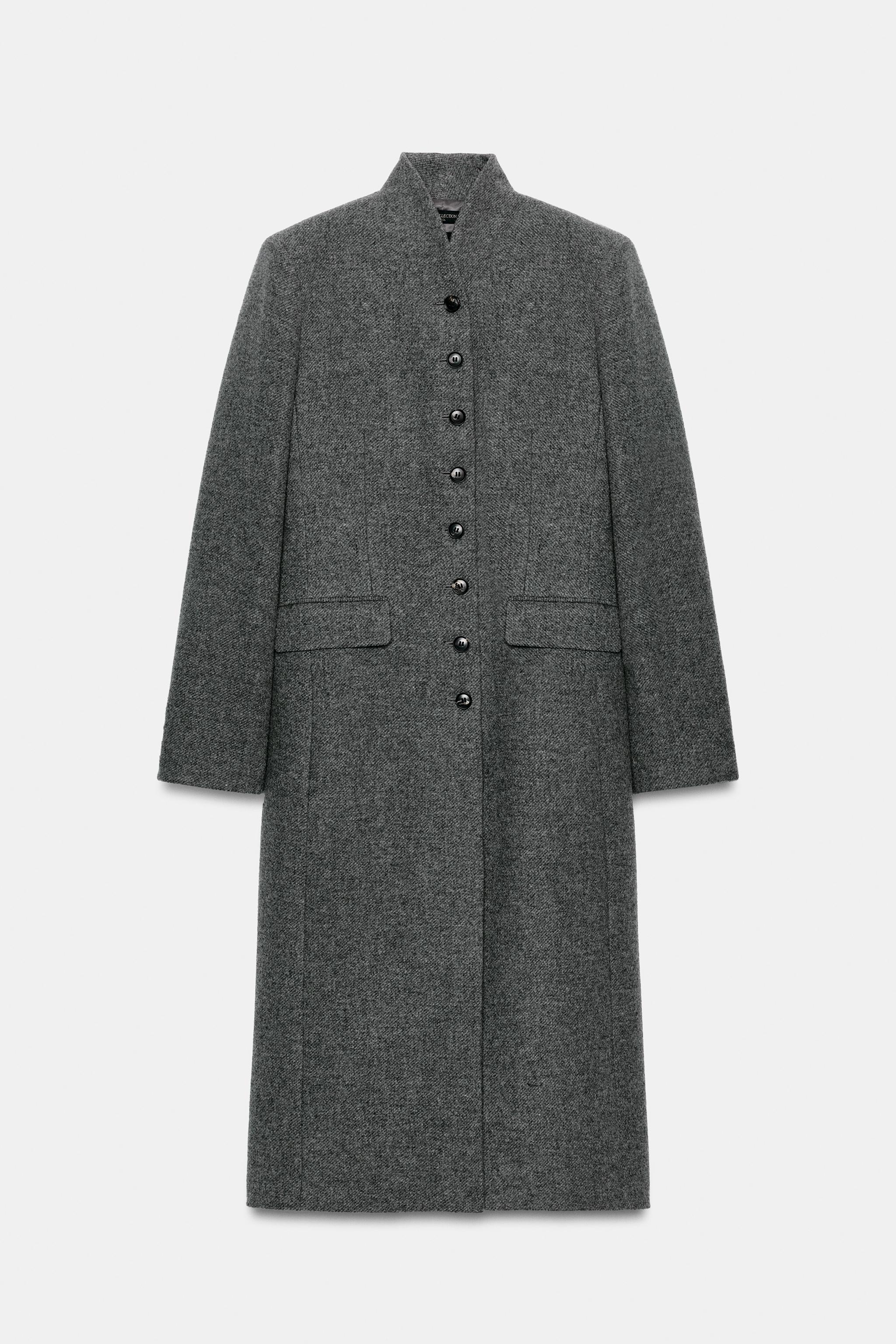MANTEAU LAINE BOUTONS ZW COLLECTION