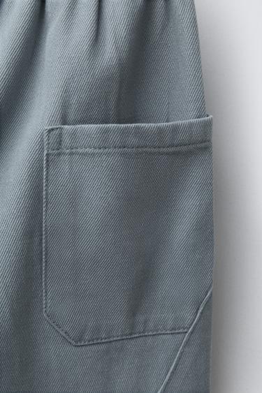 BALLOON TROUSERS WITH POCKETS - Blue by Zara - Image 3