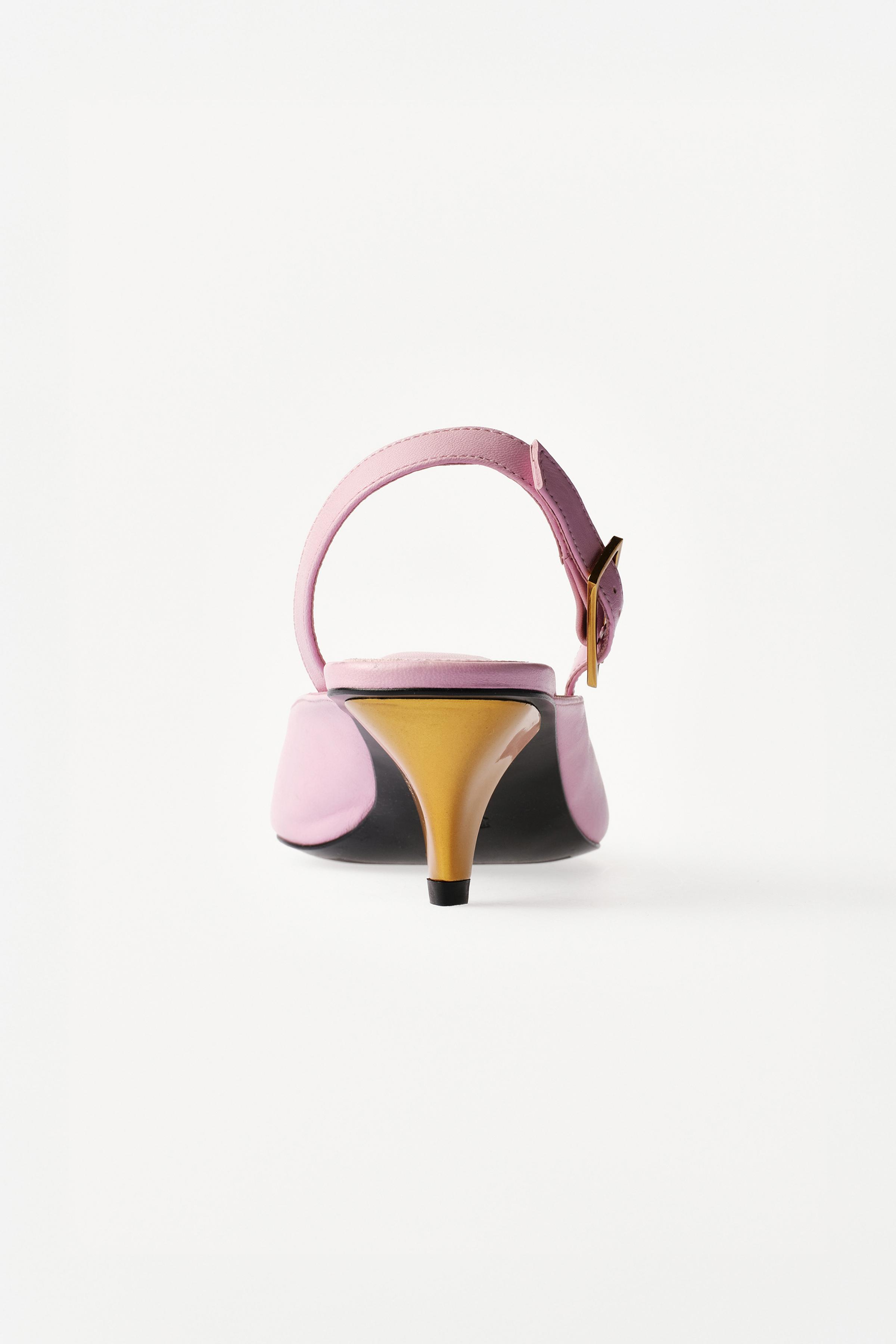 WILLY CHAVARRIA X ZARA LEATHER SLINGBACKS
