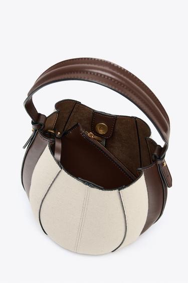 SAC SEAU SURPIQÛRES - Beige clair de Zara - Image 4