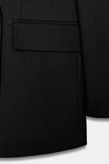 BLAZER CROISÉ OVERSIZE - Noir de Zara - Image 8