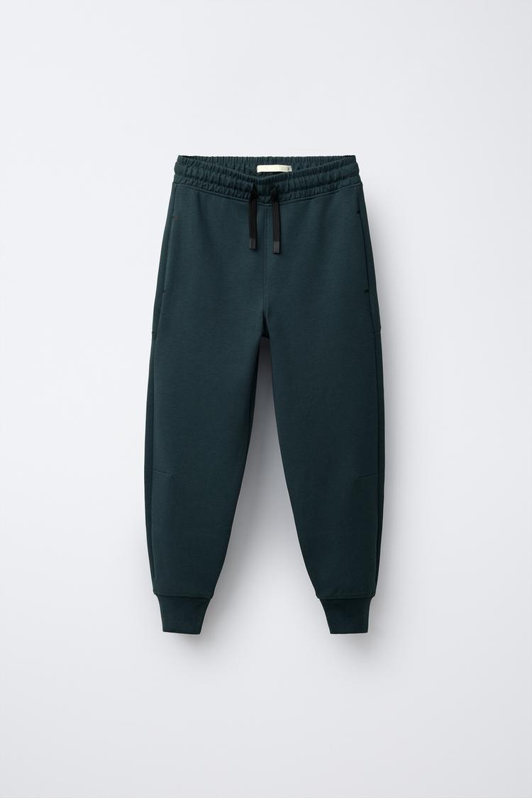 Tuta Verde Acqua Zara PANTALONI JOGGER SPORTY Verde Acqua ZARA