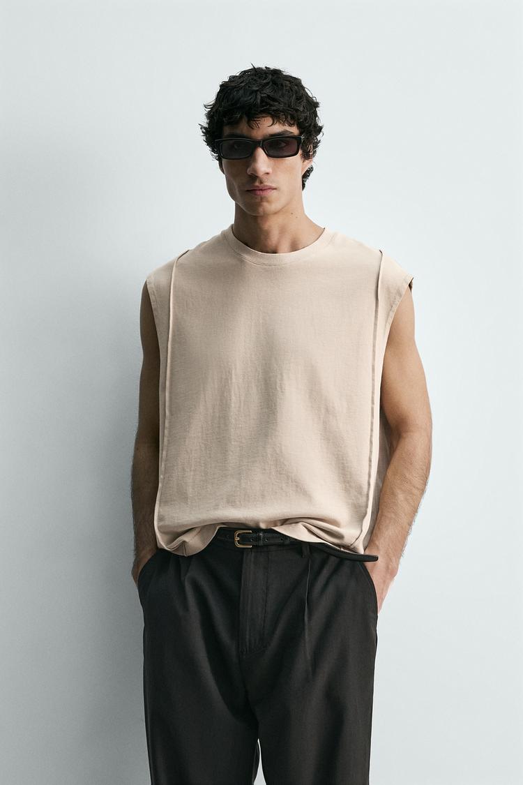 ZARA SEAM DETAIL TANK TOP