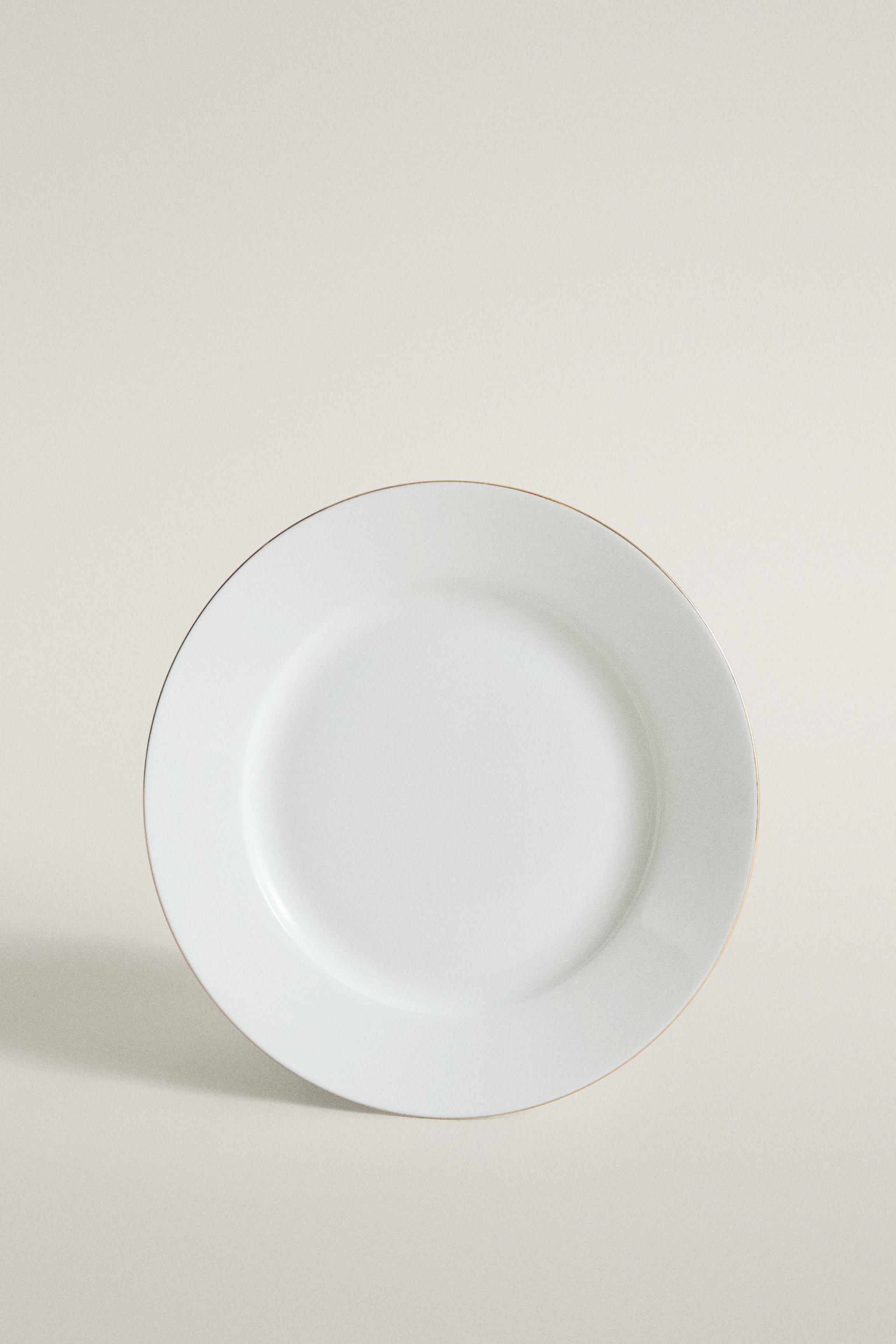 ASSIETTE À PAIN PORCELAINE BONE CHINA BORD