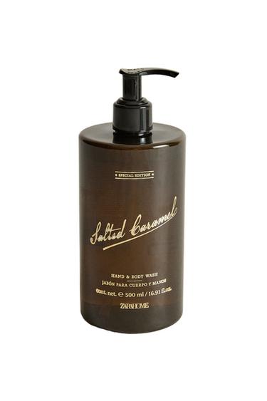 (16.91 oz) SALTED CARAMEL LIQUID SOAP - Cream by Zara
