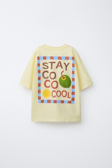 COCO PRINT T-SHIRT - Yellow by Zara - Image 1