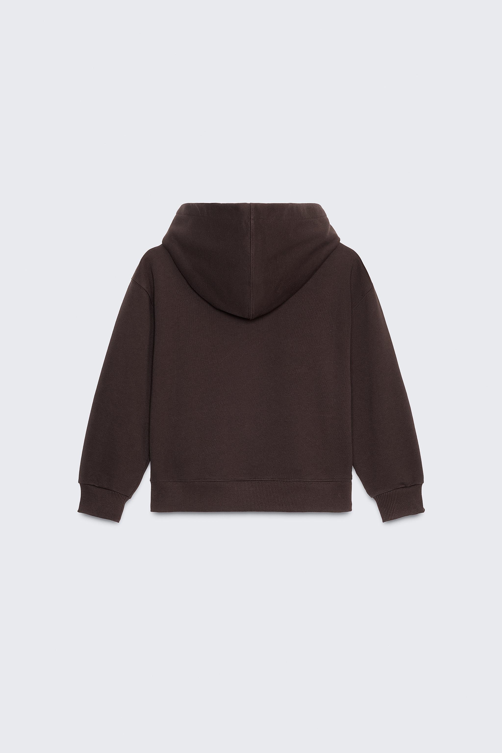 50TH ANNIVERSARY EMBROIDERED TEXT HOODIE - Black | ZARA Mexico