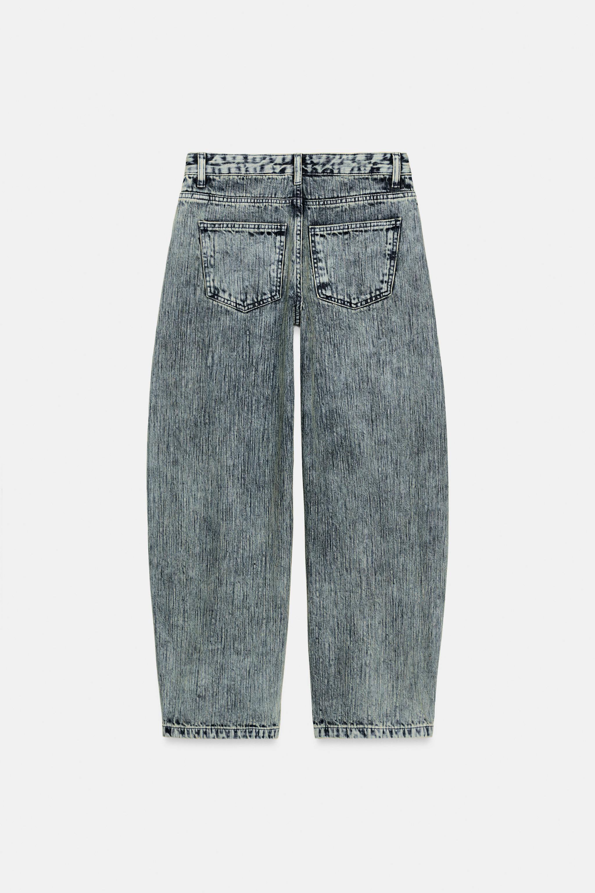 ZW COLLECTION RELAXED BALLOON MID-RISE JEANS