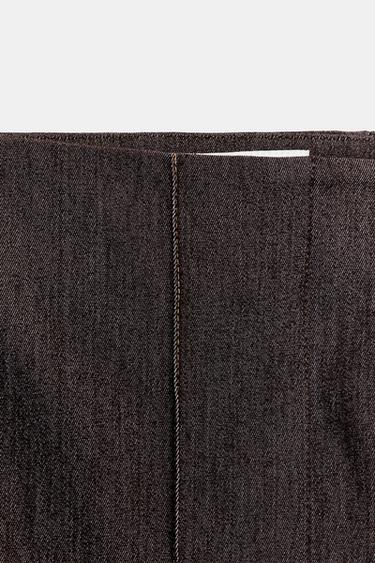 FLARE TROUSERS - Brown by Zara - Image 9