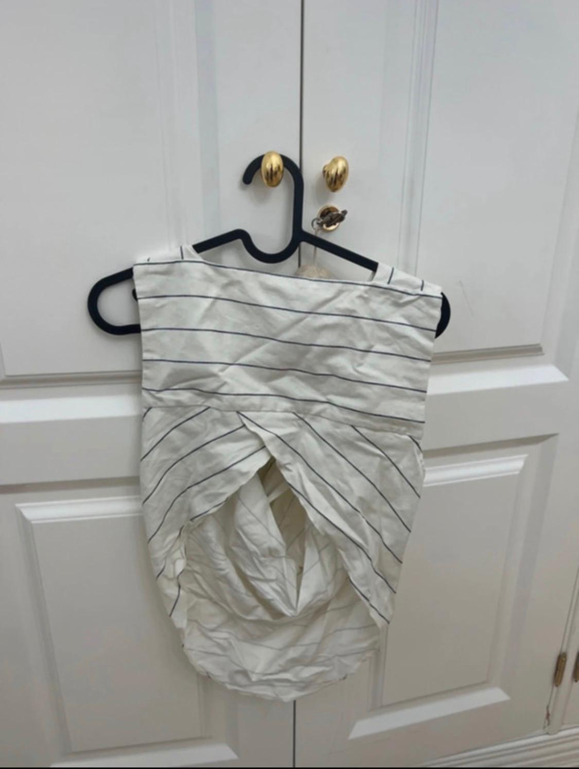 STRIPED TOP WITH COWL NECKLINE - Image 2