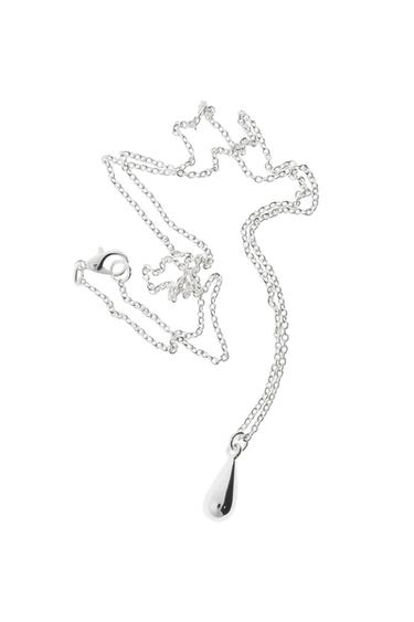 COLLAR COLGANTE PIEDRA - Plata de Zara