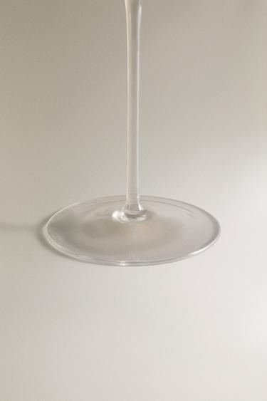 VERRE À PIED EN VERRE TRANSPARENT - Verdâtre de Zara - Image 3