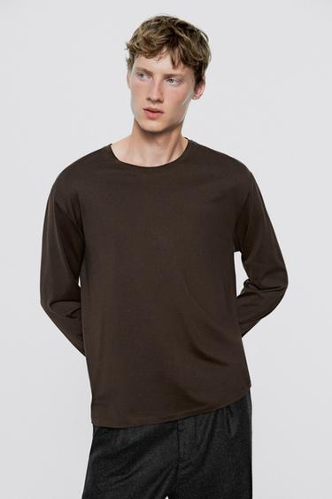 100% cotton long sleeve T-shirt - LIMITED EDITION — Chocolate 2