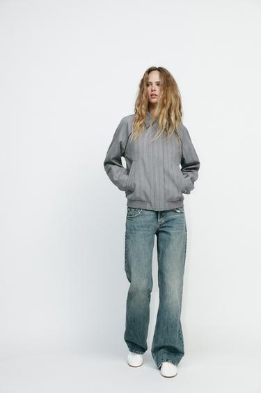 CHAQUETA BOMBER RAIAS - Gris medio de Zara
