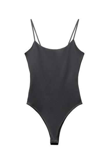 STRAPPY POLYAMIDE BODYSUIT