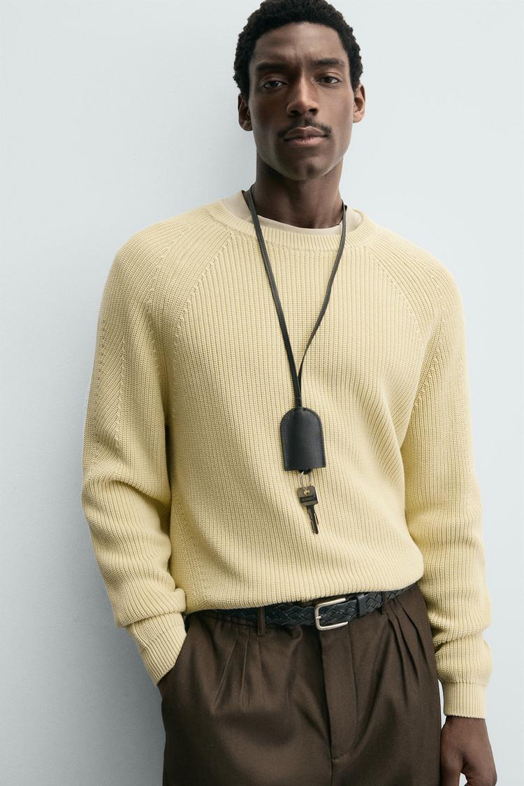 ZARA RIBBED TEXTURED JUMPER