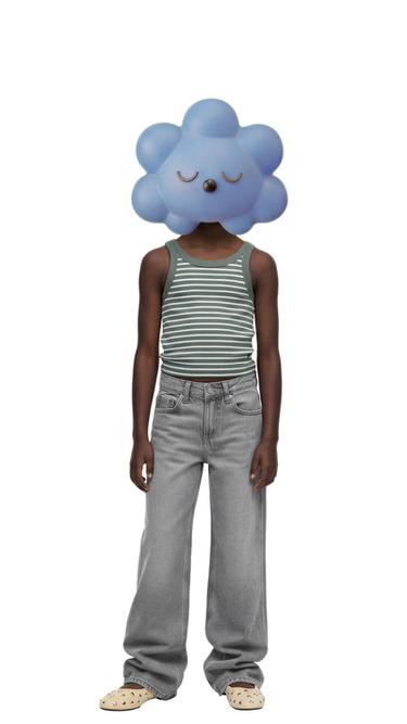 STRIPED APPLIQUÉ TOP - Stripes by Zara