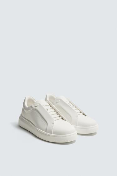 CHUNKY TRAINERS - White by Zara