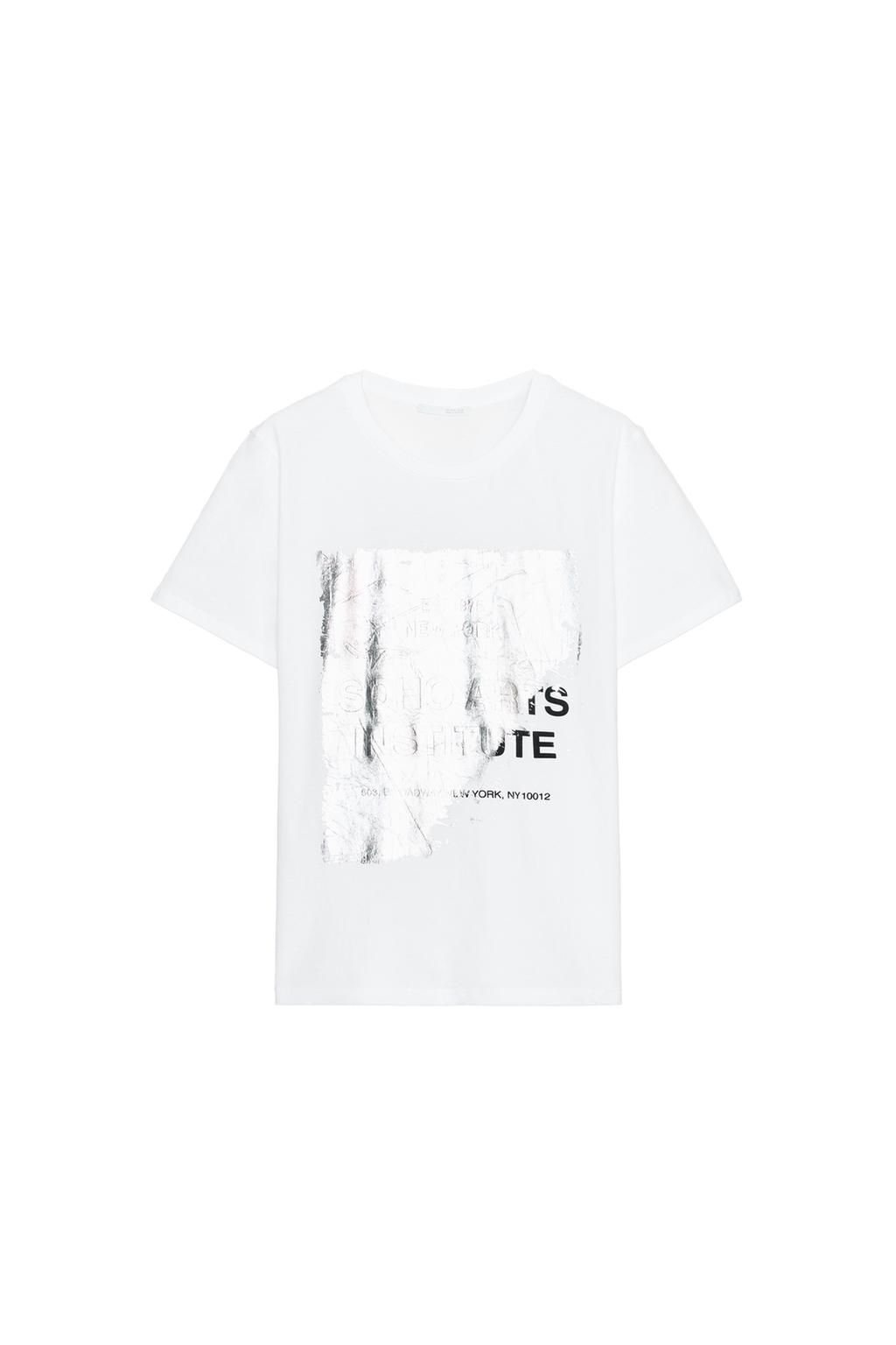 METALLIC SHORT SLEEVE T-SHIRT - image 3