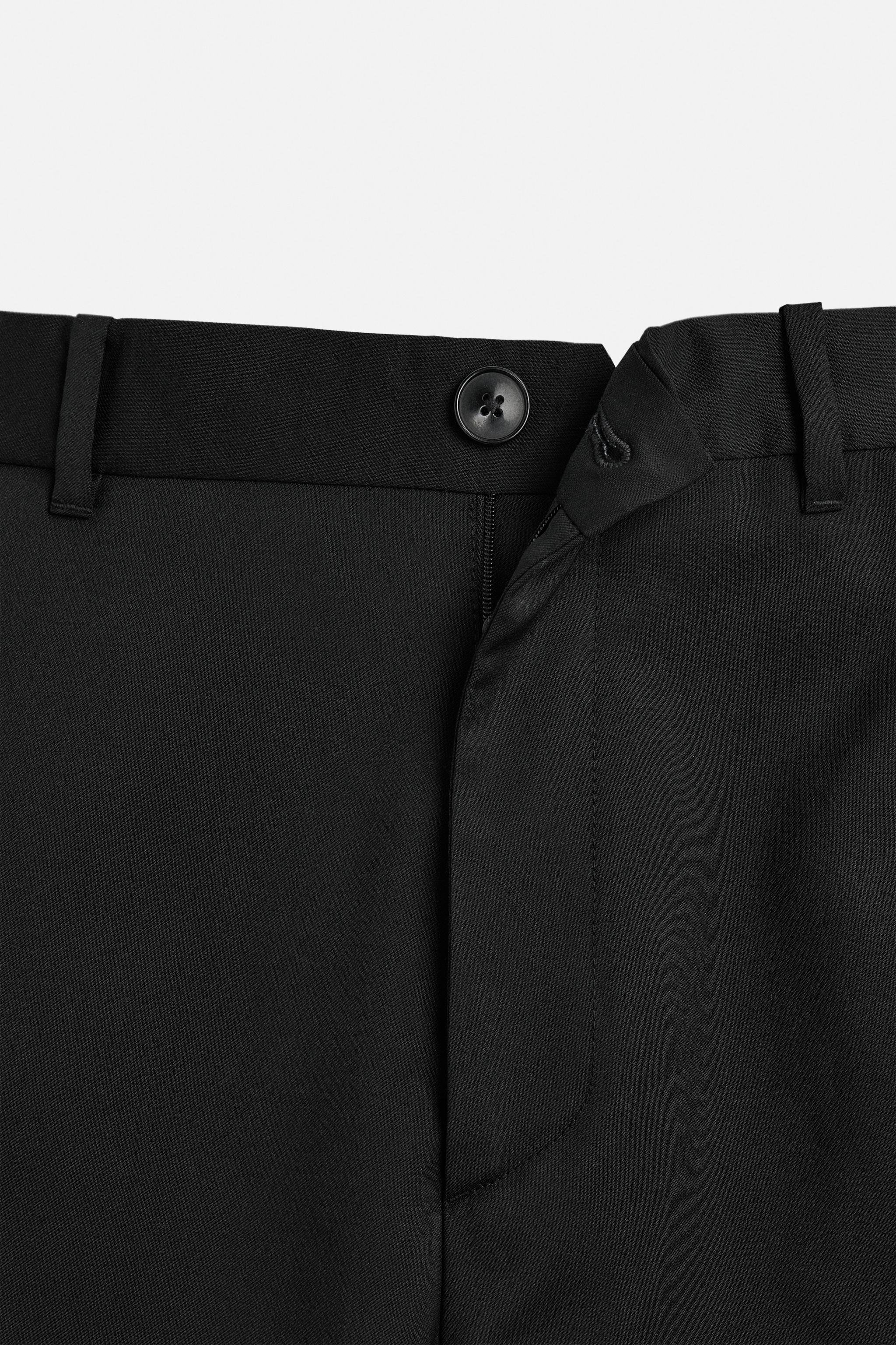 LIMITED EDITION WOOL SUIT PANTS - Black | ZARA United States