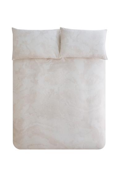 MARBLE PRINT DUVET COVER - Oyster-white by Zara