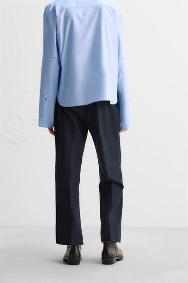 LIMITED EDITION FLARE FIT TROUSERS - Blue by Zara - Image 2